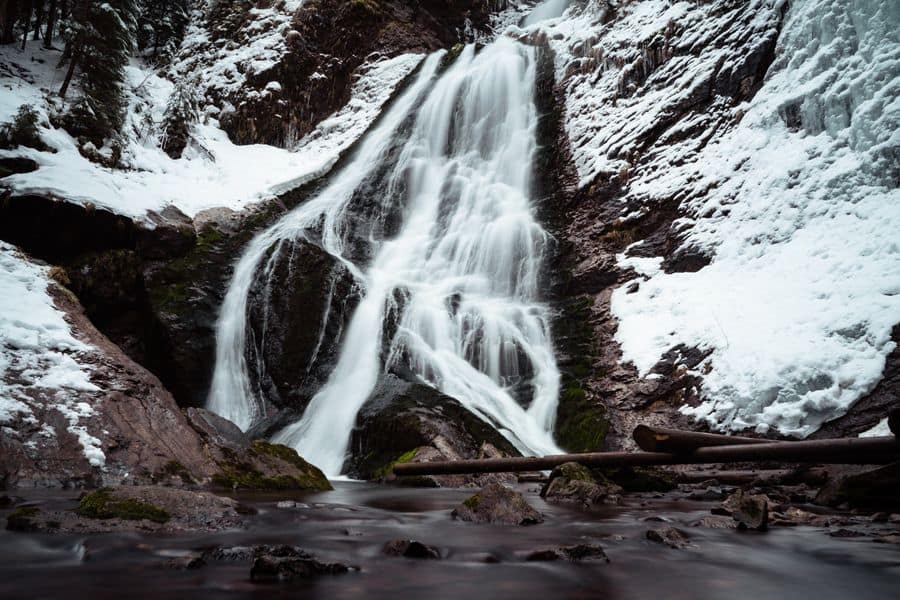 La chute nordique, eau de source à 12 degrés